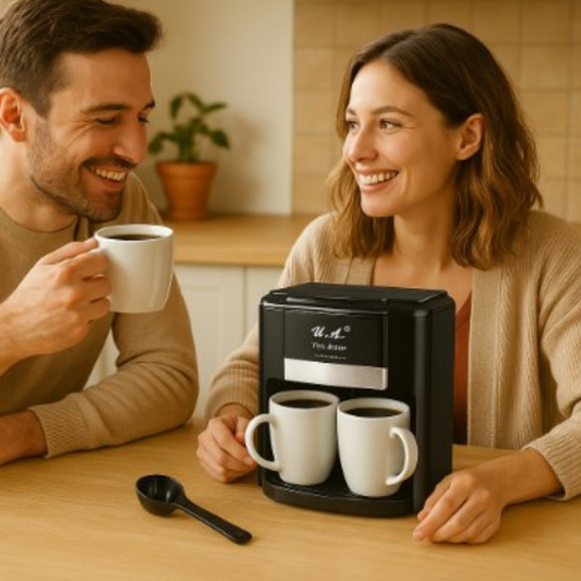 Coffee Duo™ - CAFETERA ELÉCTRICA AUTOMÁTICA PARA 2 TAZAS